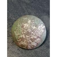 Пуговица орел остатки серебрения