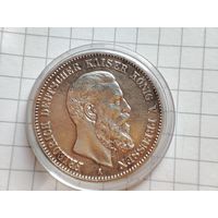Пруссия 2 марки 1888 г.