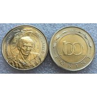 Венгрия, 100 форинтов 2025 г. "100 лет со дня рождения Ласло Надь"