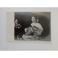Девушка с лютней. Художник Караваджо. Государственный Эрмитаж. Фотостудия Изогиз 1959