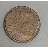Италия. 1 евроцент 2002
