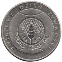 Народная Республика Польша. 50 злотых 1981. Продовольственная программа - ФАО