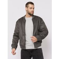 Куртка бомбер мужская замшевая