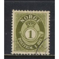 Норвегия Оккупация Германией 1940 Почтовый рожок Стандарт #215