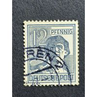 Германия 1947. Союзническая оккупационная зона. Стандартный выпуск