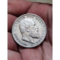 3 марки 1908 Вюртемберг