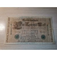 1000 марок 1910 года, Германия, зелёная печать.