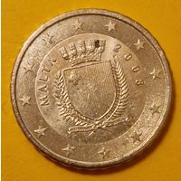 Мальта 10 евроцентов 2008 стандартная монета из оборота