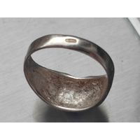Серебряный перстенек/ кольцо. Звезда 925. СССР.