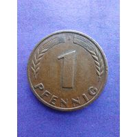 Германия ФРГ 1 пфенниг 1950 J