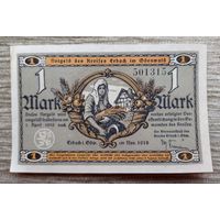 Werty71 Германия 1 марка 1918 Оденвальд aUNC банкнота