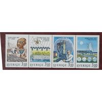 Швеция** нобелевские лауреаты по химии  полная серия без наклеек и их следов