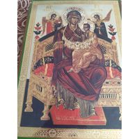 Икона Всецарица золочение 24/18
