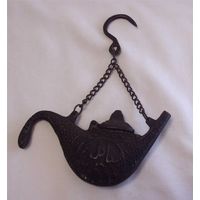 Светильник масляный Лампа Лампада Бронза 19-й век