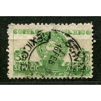 Расписная чаша и ступенчатая пирамида. Мексика. 1934