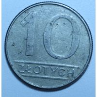 Польша, 10 злотых, 1988 год