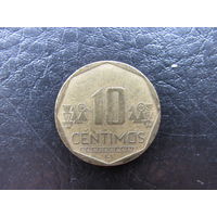 Перу. 10 сентимов. 2004. С 20 копеек. Распродажа коллекции. Смотрите другие лоты.