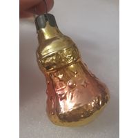 Игрушка ёлочная Колокольчик Шик, стекло. СССР