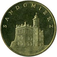 Польша 2 злотых, 2006 Древние города Польши - Сандомир UNC