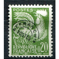 Франция - 1960г. - стандартный выпуск, 0,20 fr - 1 марка - чистая, без клея, с наклейкой [Mi 1303]. #2-Fr-37-A-1