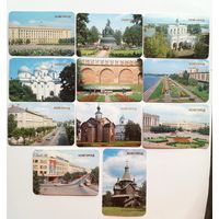 Календарик карманный Новгород. 1989 год. Всего 11 шт.