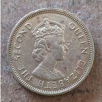 Гонконг 10 центов 1967 г., KM# 28.1