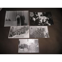 Из личного фотоархива Заира Азгура.5 фотографий с открытия выставки З.И.Азгура в Национальном Художественном музеи г.Минска 70-е г.С рубля.