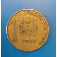 Доминиканская республика 1 песо 1991 год