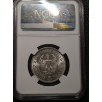 5 марок Гинденбург 1935 F  NGC MS63 Не частая!!!