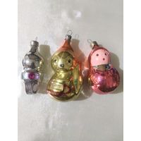 Лот ёлочных игрушек СССР