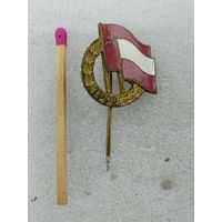 Знак-фрачник. Общество Польско-Советской дружбы. тяжёлый