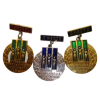 Призовые знаки Спартакиада профсоюзов РСФСР 1965 год