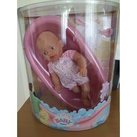 Игровая Кукла (пупс) Беби Борн 32 см с ванночкой для девочек +1,Zapf Creation