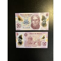 Мексика 50 песо образца 2019 года UNC p123A