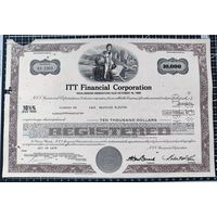 Облигация, ITF Financial Corporation, 10000 долларов, 1995