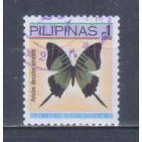 [975] Филиппины 2006. Фауна.Бабочка.1п. Гашеная марка. 2