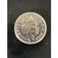 5 пенсов 2012 г. Великобритания