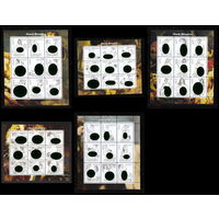 Серия блоков ДЕВУШКИ ИСКУССТВО КАРТИНЫ  MNH