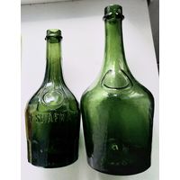 Бутылки старинные,ликерные"Jacobiner".Германия.19 век 2 штуки