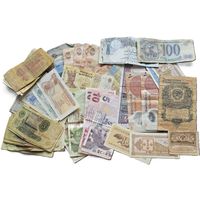 Сборный лот - банкноты. Отличная подборка. С рубля.