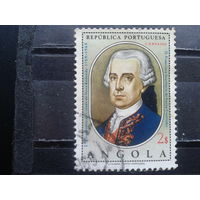 Ангола, колония Португалии, 1969. 200 лет основания города Ново-Редондо, основатель города Ф. де Соуза
