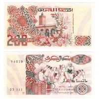 Алжир 200 динаров  1992 год  UNC