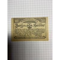 10 геллеров (нотгельды) Австрия.-2512