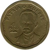 Куба 1 песо, 2015 Хосе Марти UNC