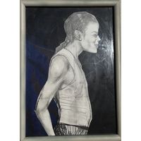 Панно под стеклом MJ