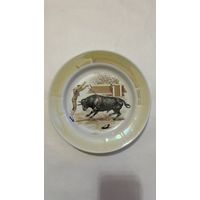 Тарелка декоративная 200 мм. "КОРРИДА"  ДФЗ