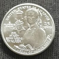 25 центов (квотер) 2024 D Мари Уолкер Американские женщины