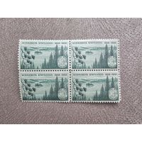 Чистый квартблок США 1958