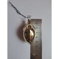 Елочная мини игрушка Лимон из Ленинградского набора Малютка