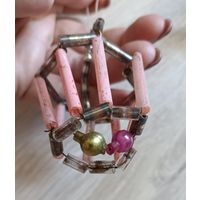 Елочные игрушки, стекло, стеклярус